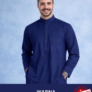 JUBAH NAVY BLUE PLUS