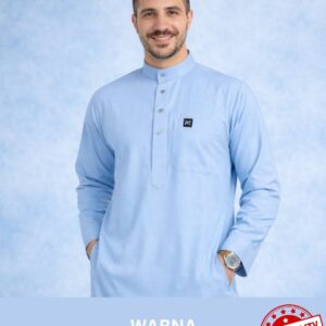 JUBAH SKY BLUE PLUS